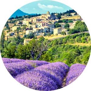 Bilde av Provence-området i Sør-Frankrike